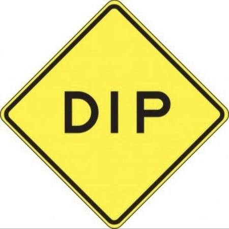 Accuform LANE GUIDANCE SIGN NO OUTLET 30 in X FRW418DP